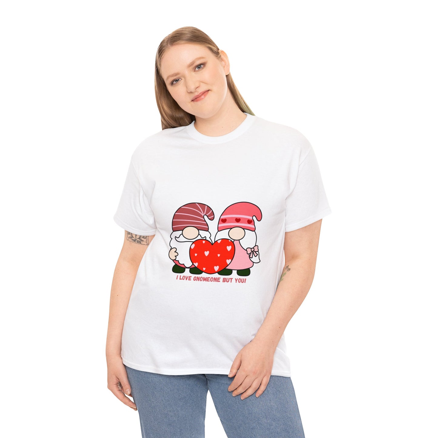 Gnome Valentine - Unisex Heavy Cotton Tee