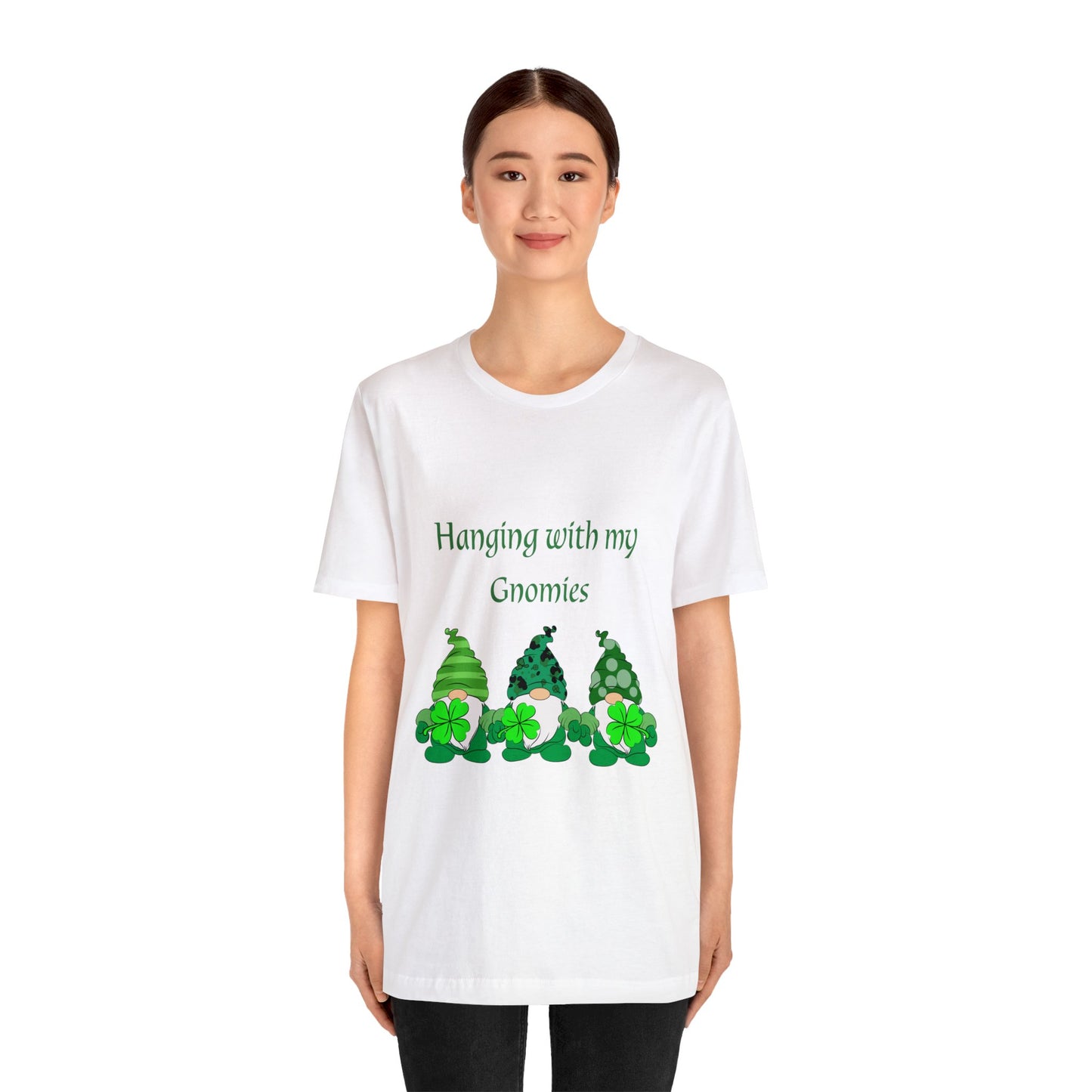 Hanging with my Gnomies - Unisex Jersey Short Sleeve Tee