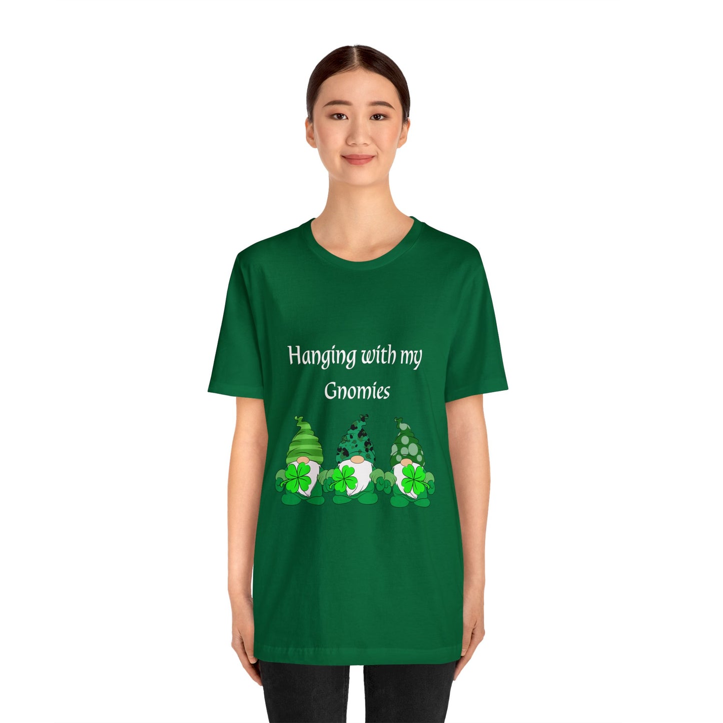 Hanging with my Gnomies - Unisex Jersey Short Sleeve Tee