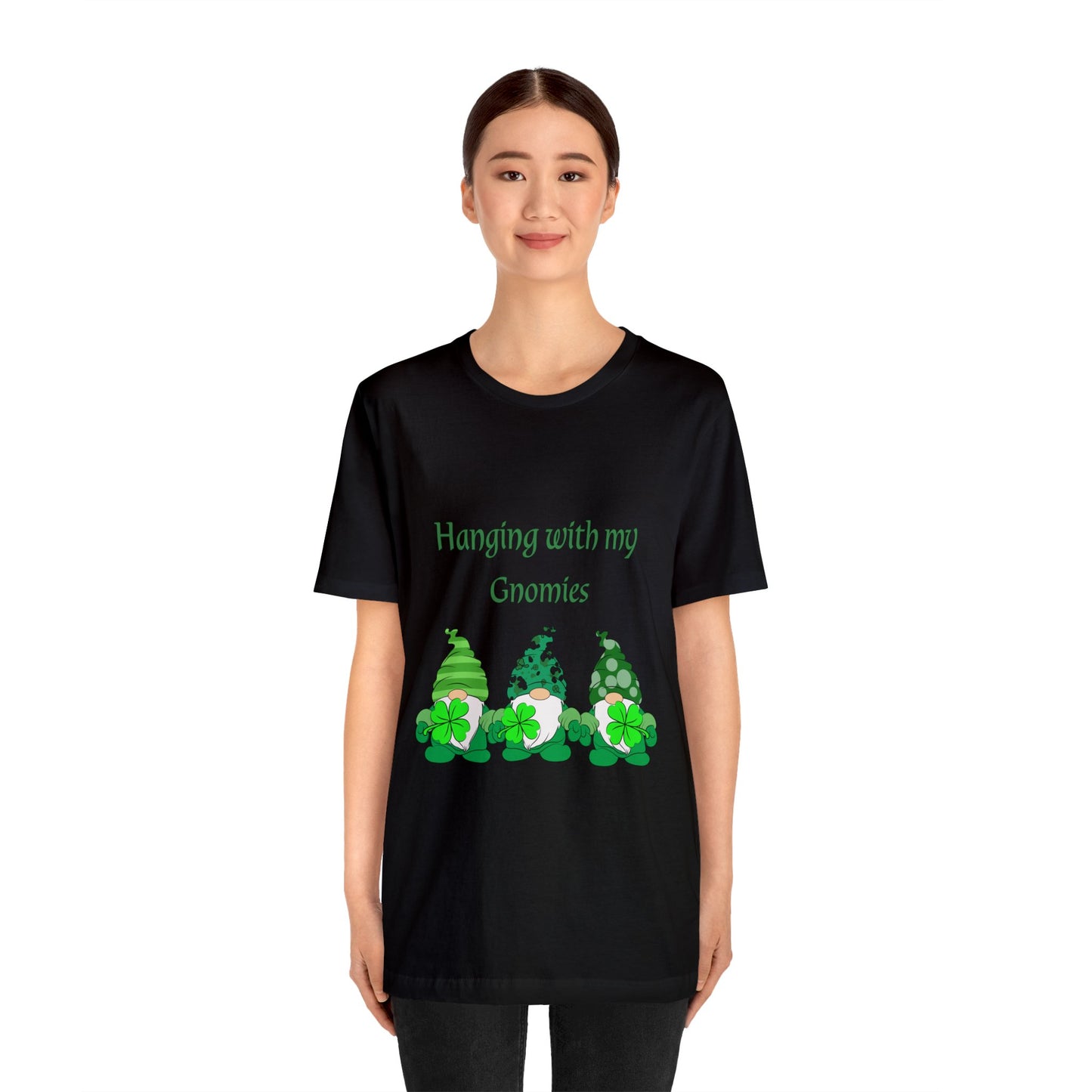 Hanging with my Gnomies - Unisex Jersey Short Sleeve Tee