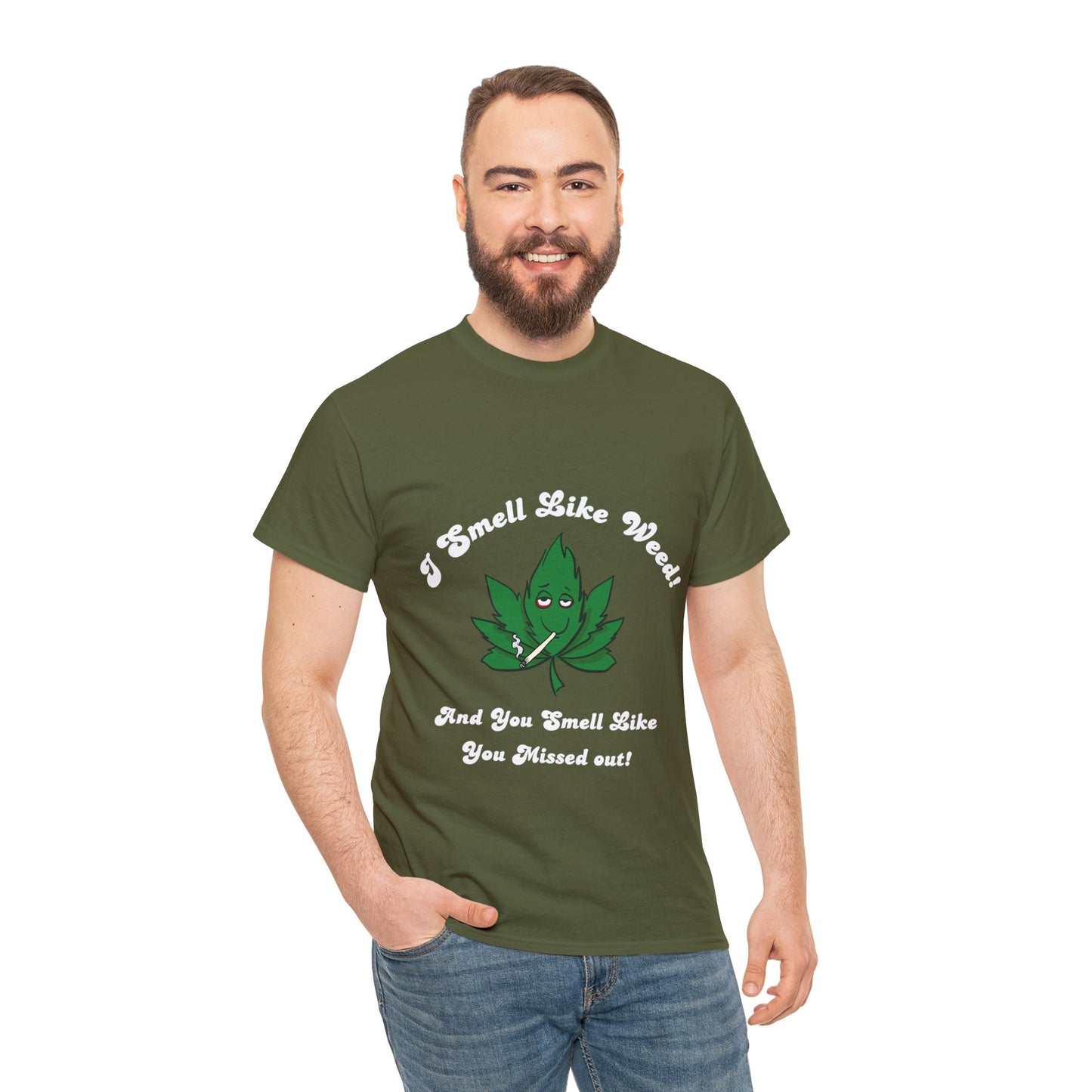 I Smell Like Weed - Unisex Heavy Cotton Tee