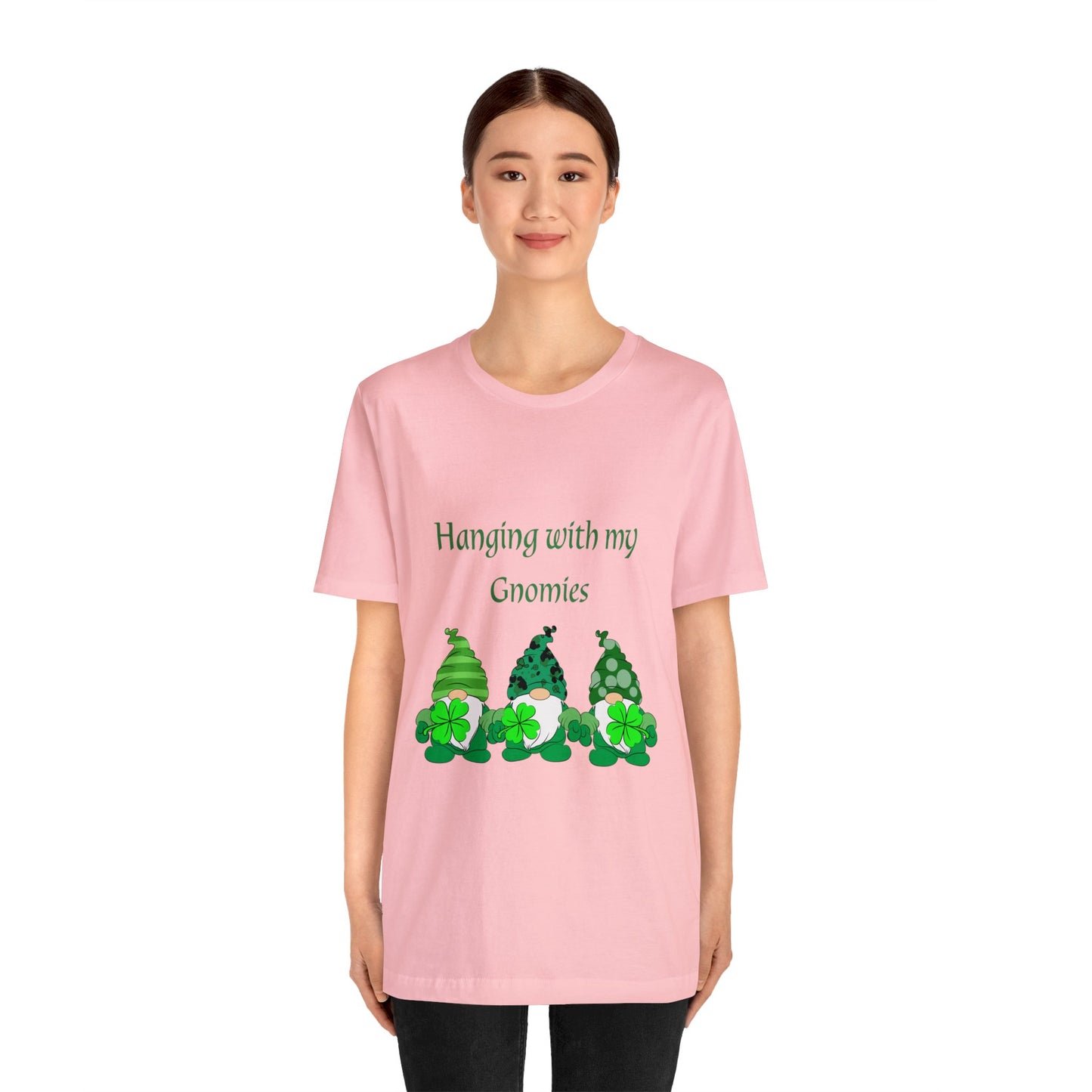 Hanging with my Gnomies - Unisex Jersey Short Sleeve Tee
